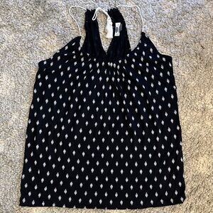 Old Navy Black and White Women's Top